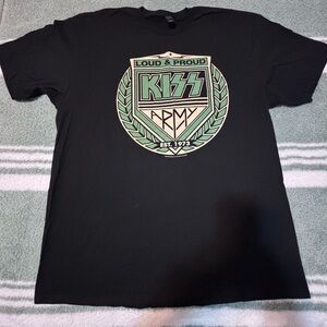 XXL Black KISS Army T-Shirt